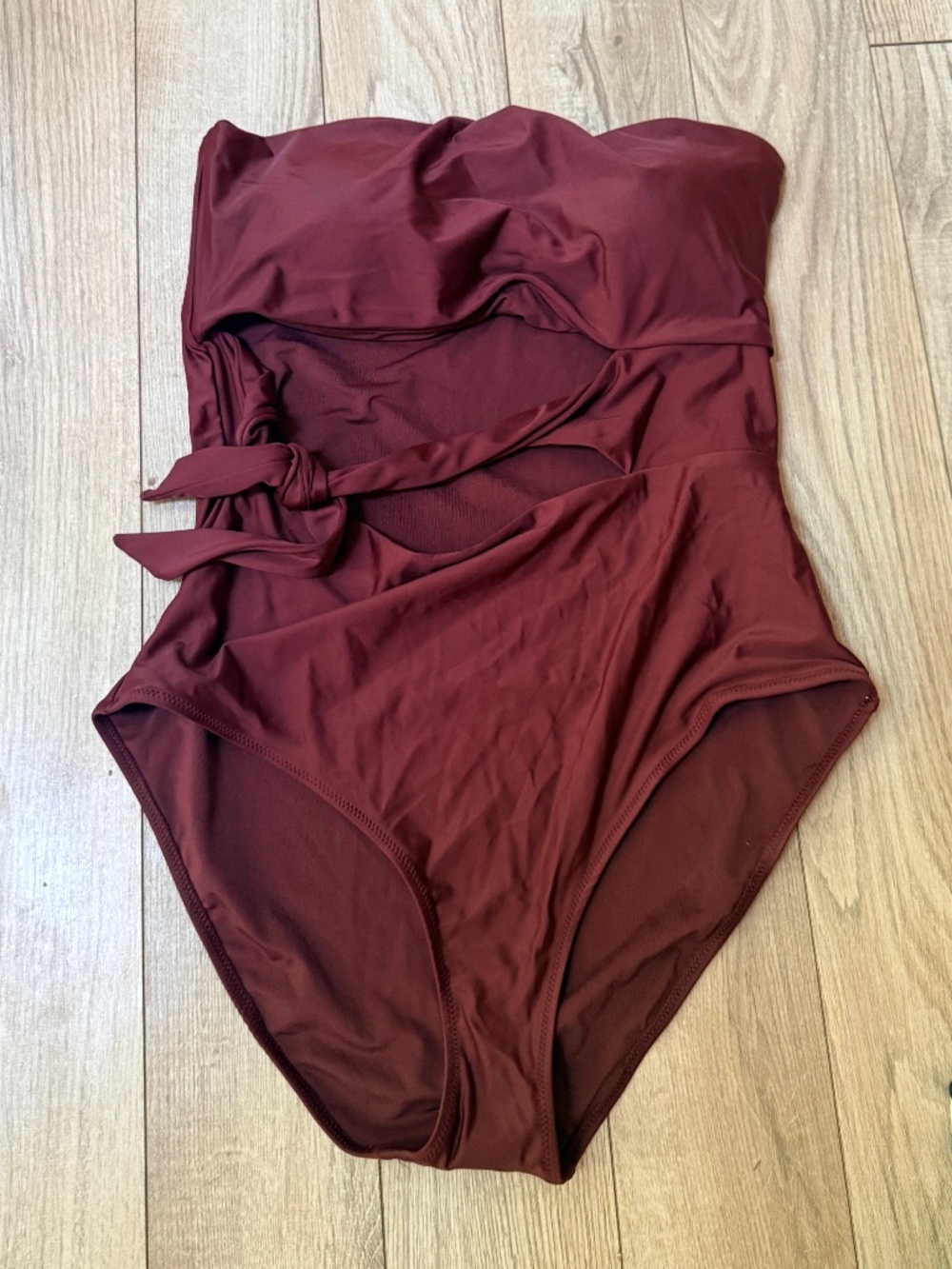 AERIE strapless one piece bathing suit XL - Picture 2 of 9